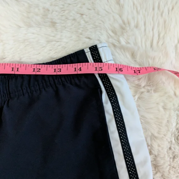 Nike Side Stripes Navy Blue Athletic pull-on Pants.  Size M(8-10) - Picture 9 of 12